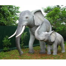 High quality cast life size bronze small to big elephant of animal sculpture